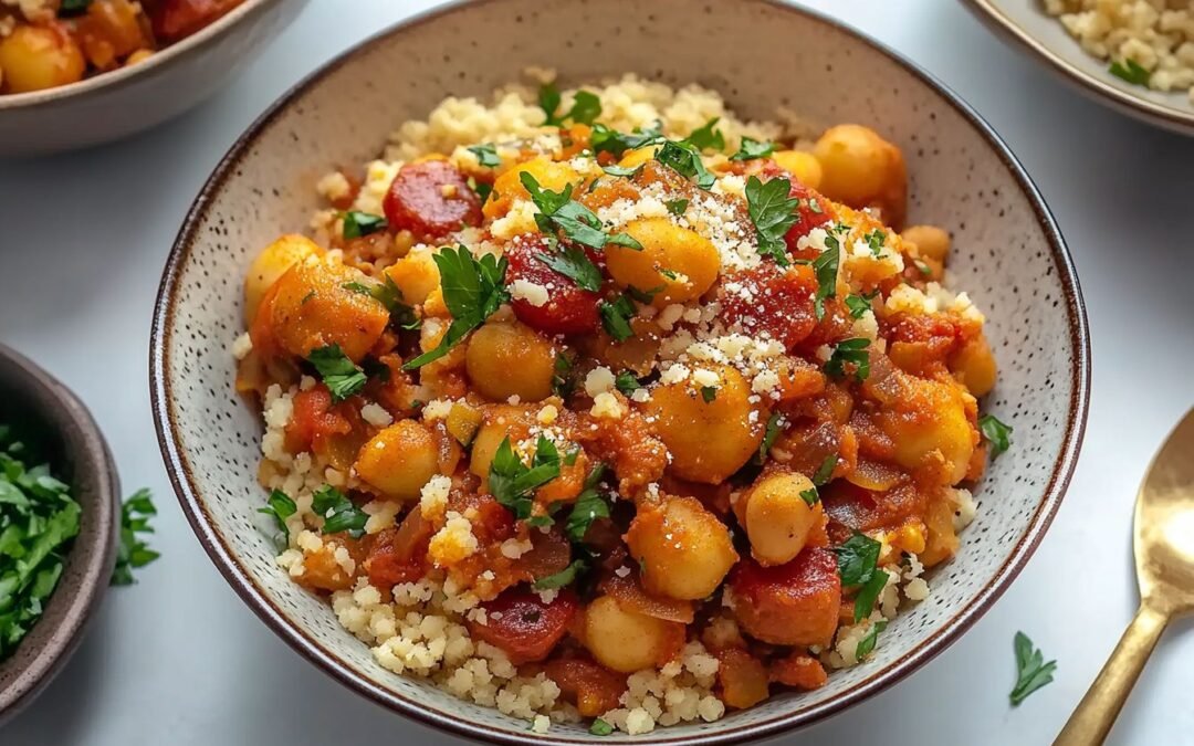 Vegetable Tagine with Couscous: A Flavorful Moroccan Delight