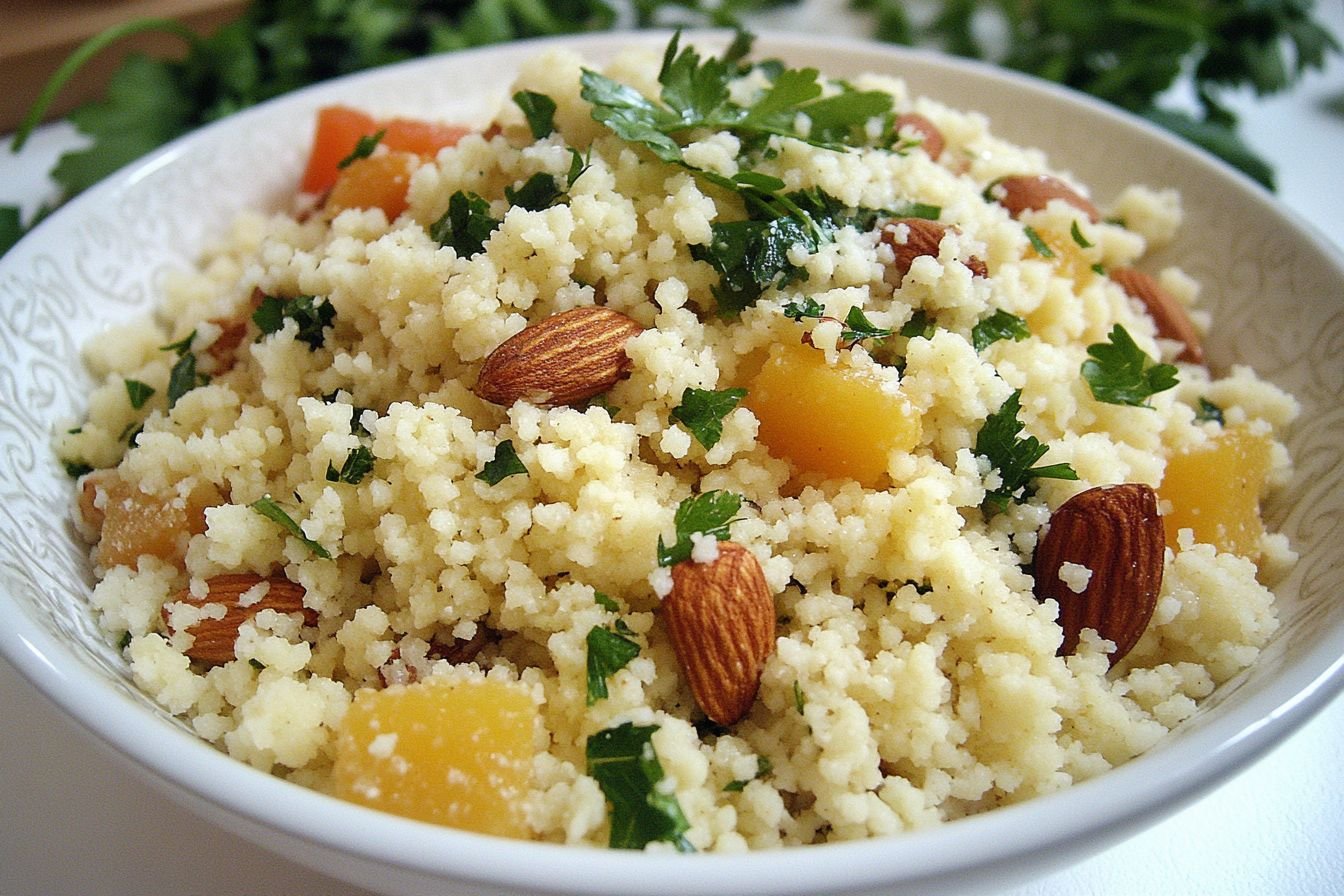couscous with almonds couscous with almonds