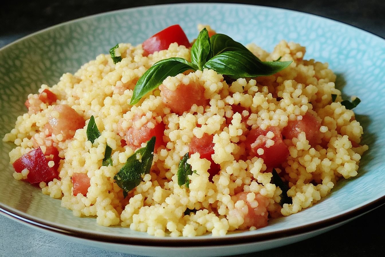 couscous with basil couscous with basil