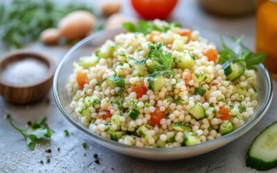 Couscous with Cucumber: A Refreshing and Easy Salad