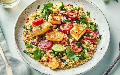 Couscous with Halloumi: A Delicious and Easy Mediterranean Salad
