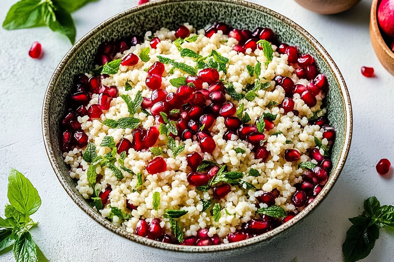 couscous with pomegranate couscous with pomegranate