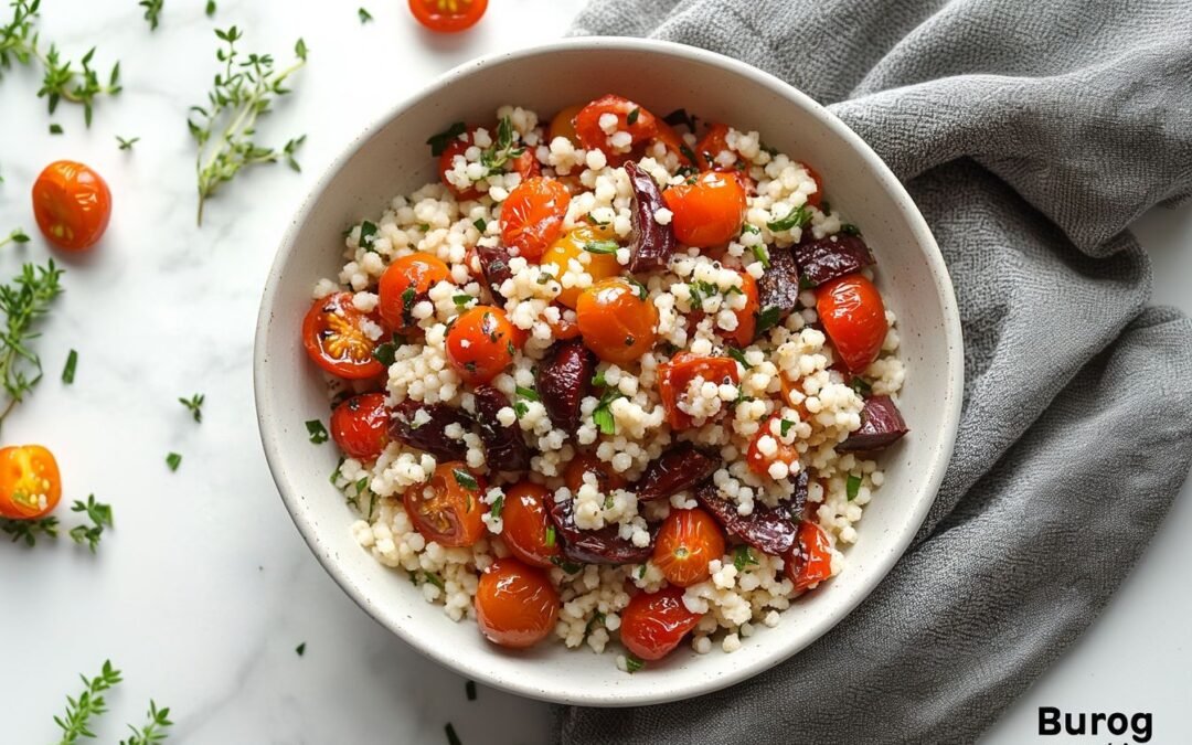 Couscous with Roasted Tomatoes: A Flavorful and Easy Side Dish