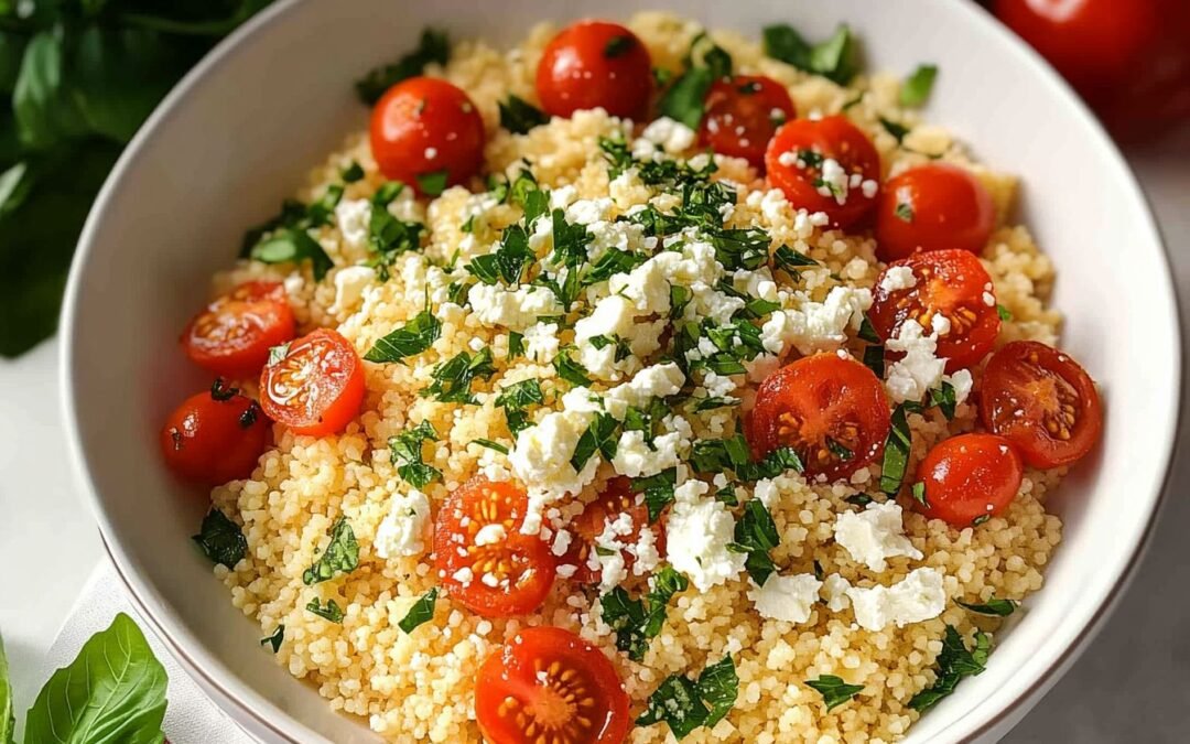 Couscous with Tomatoes and Feta: A Fresh and Flavorful Salad to Brighten Your Meal
