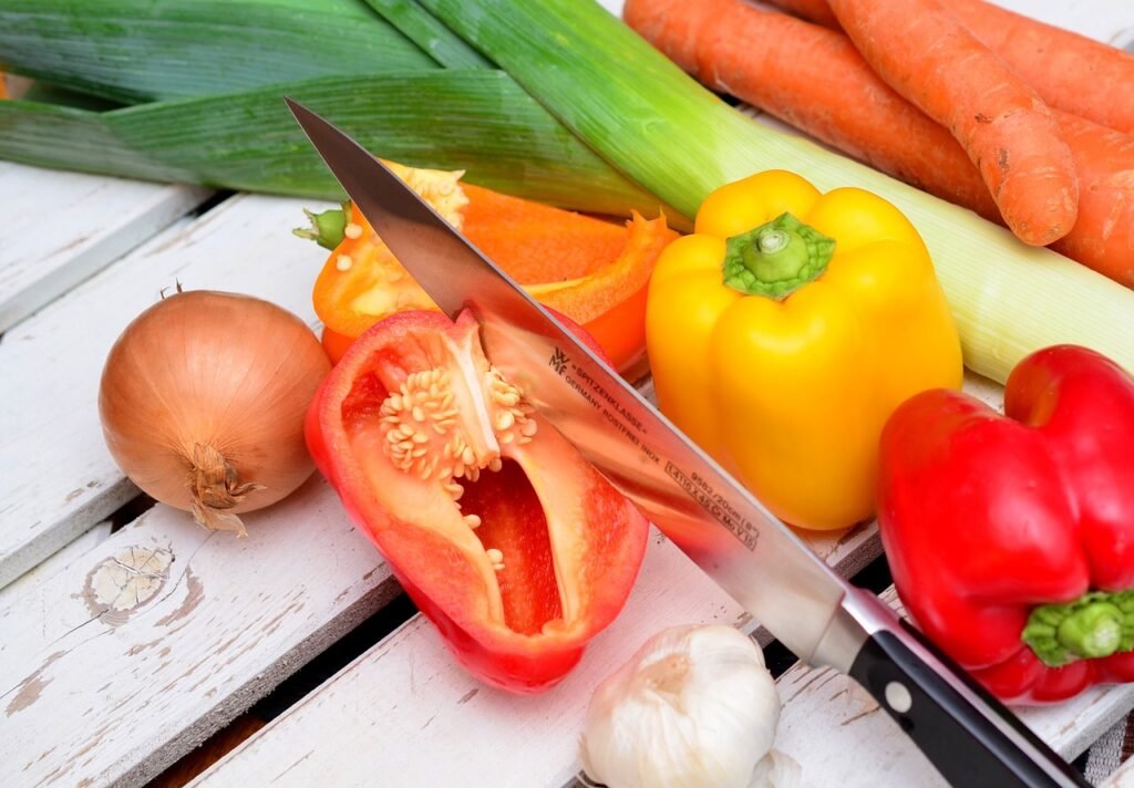 bell pepper and onions