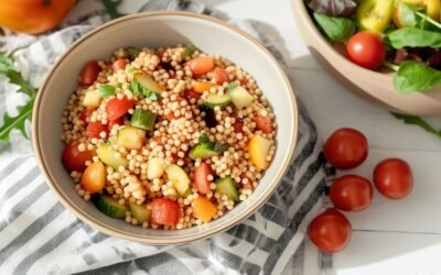 Couscous with Balsamic Vinegar: A Simple and Delicious Salad Idea