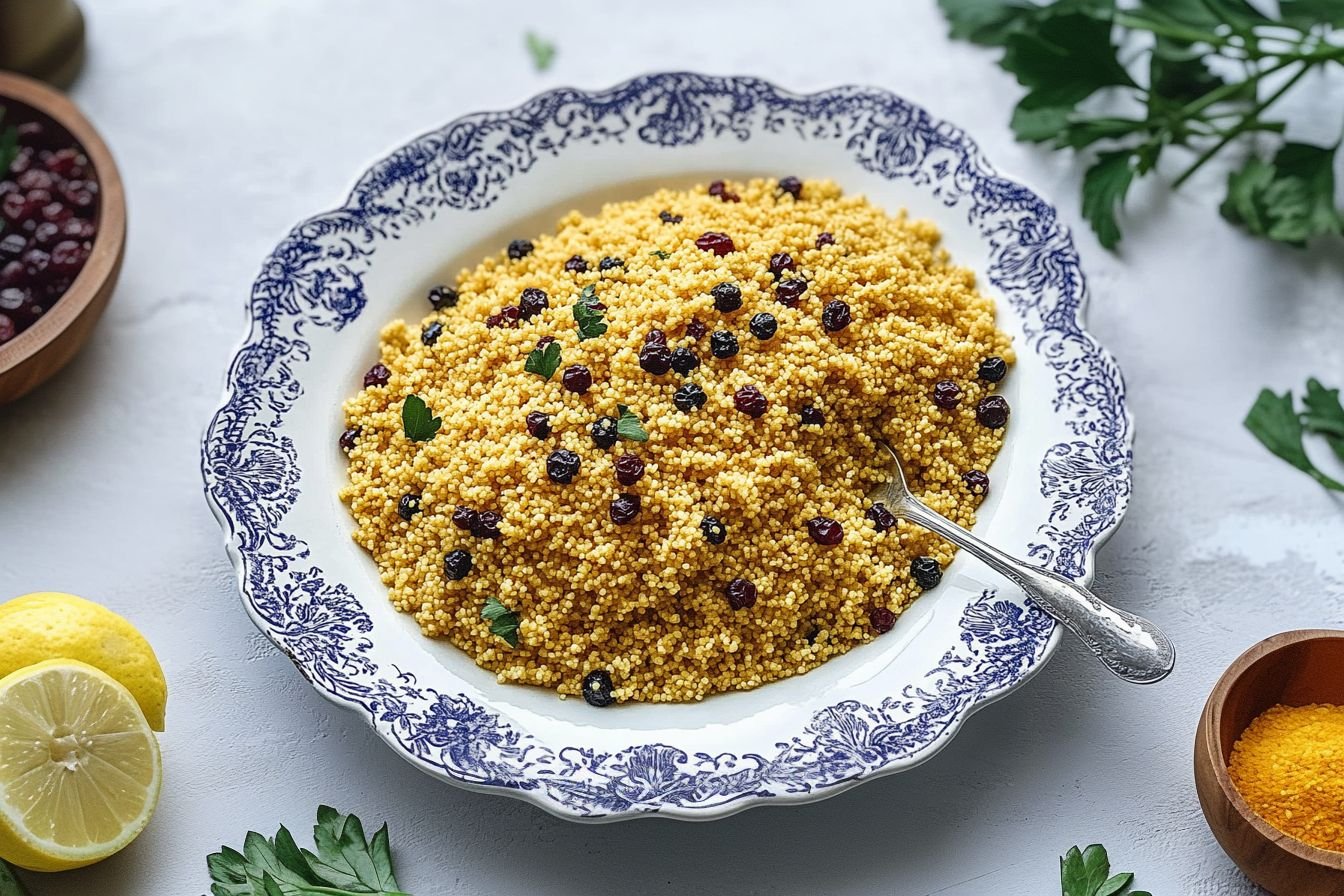 couscous with currants