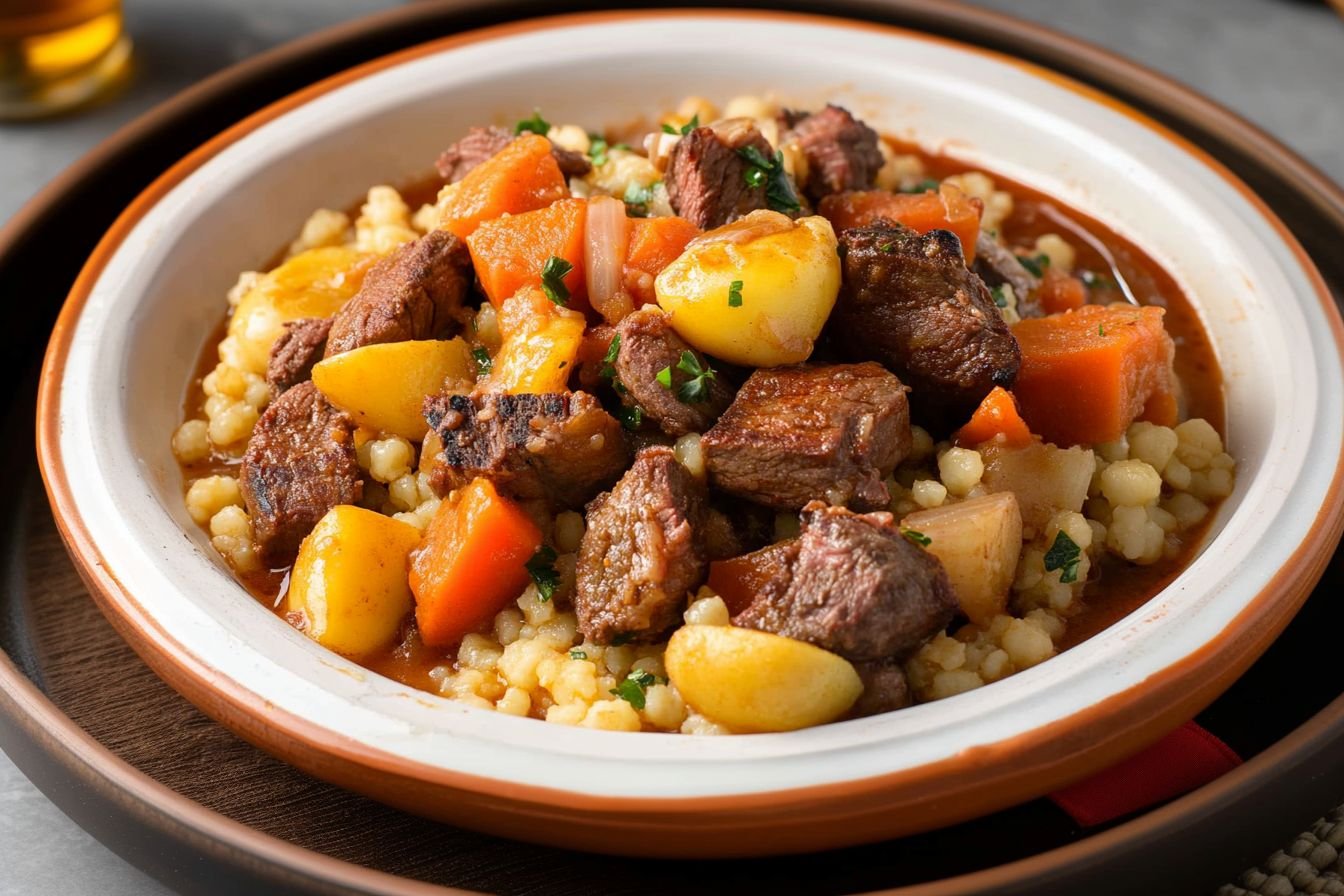 tunisian couscous with lamb