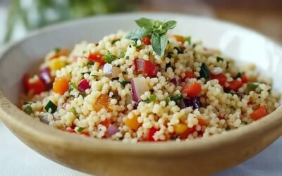 Couscous with Peppers and Onions: A Colorful and Flavorful Side Dish