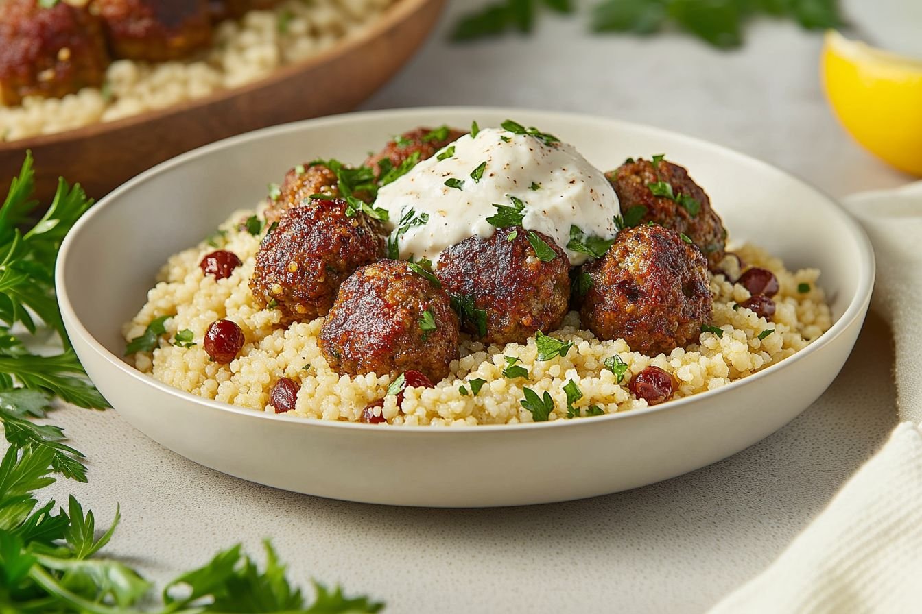 meatballs with couscous meatballs with couscous