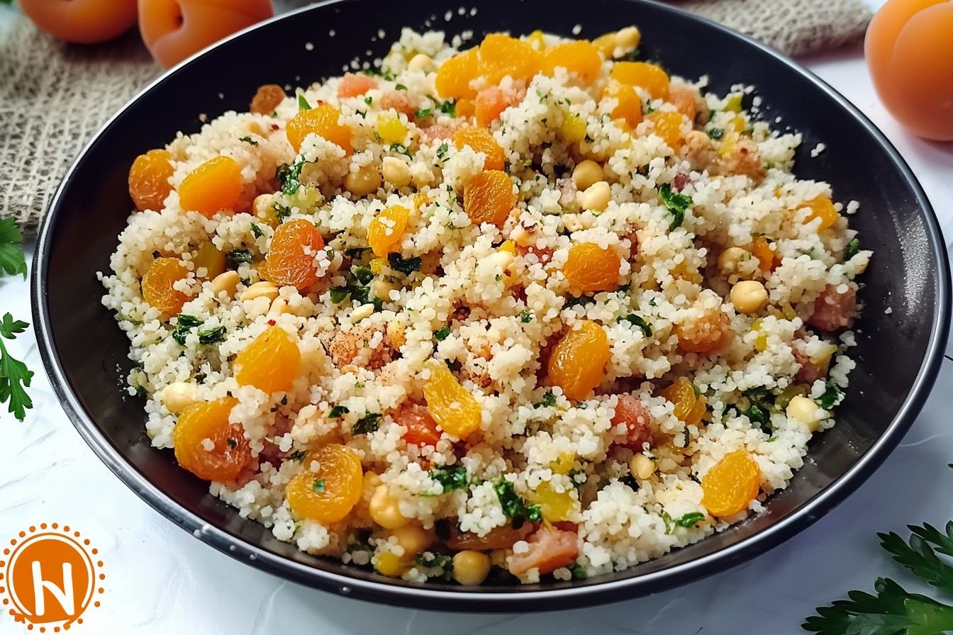 moroccan couscous with apricots