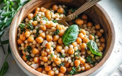 Pearl Couscous with Chickpeas: A Wholesome and Flavorful Delight