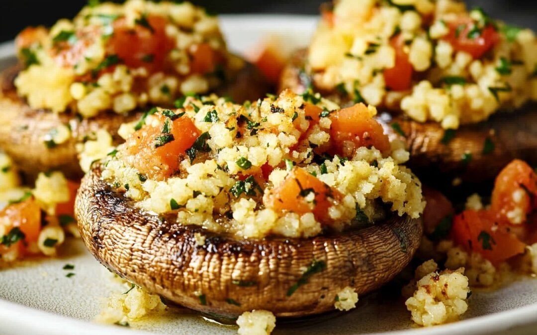 Stuffed Mushrooms with Couscous: A Deliciously Simple Recipe for a Light Meal