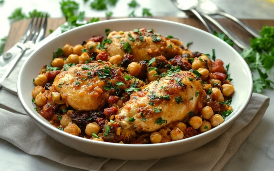 Chicken and Chickpea Tagine: A Cozy One-Pot Meal