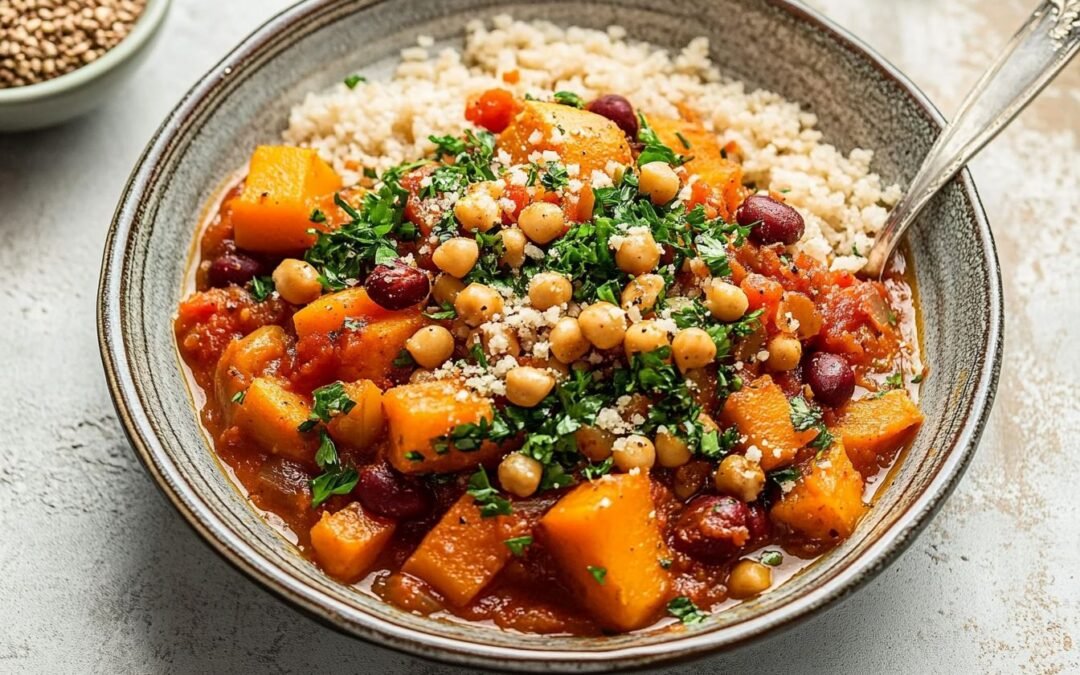 Butternut Squash Tagine: A Vegan Comfort Dish