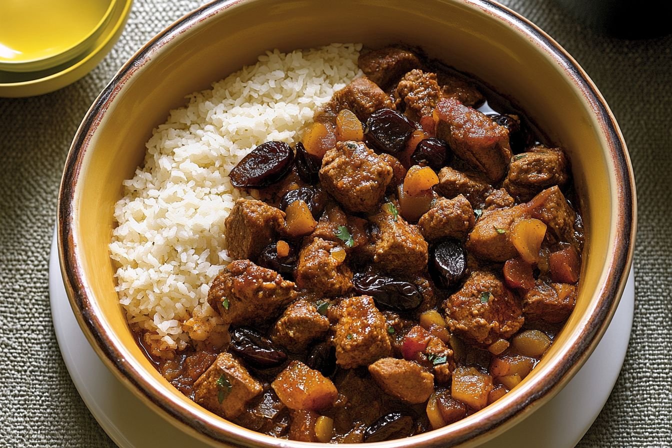 lamb and prune tagine