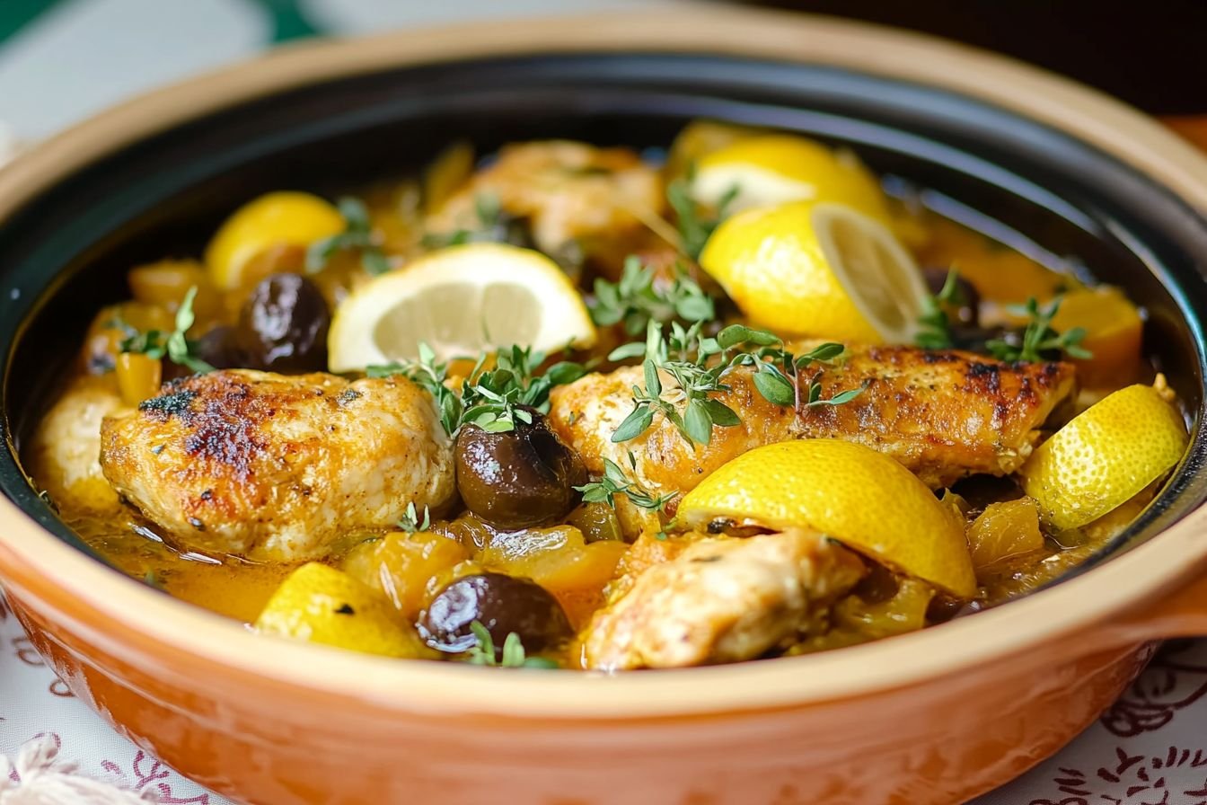 lemon chicken tagine