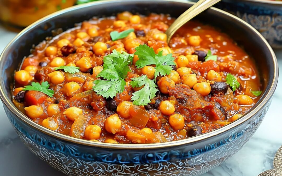 Tagine with Chickpeas: A Warm and Flavorful Vegetarian Delight