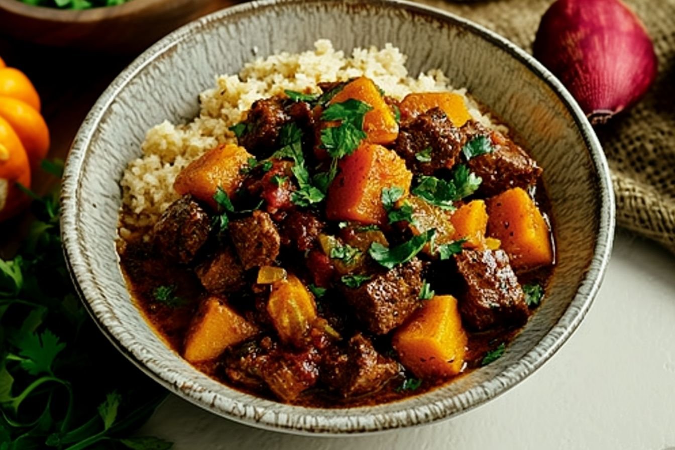 beef tagine with butternut squash
