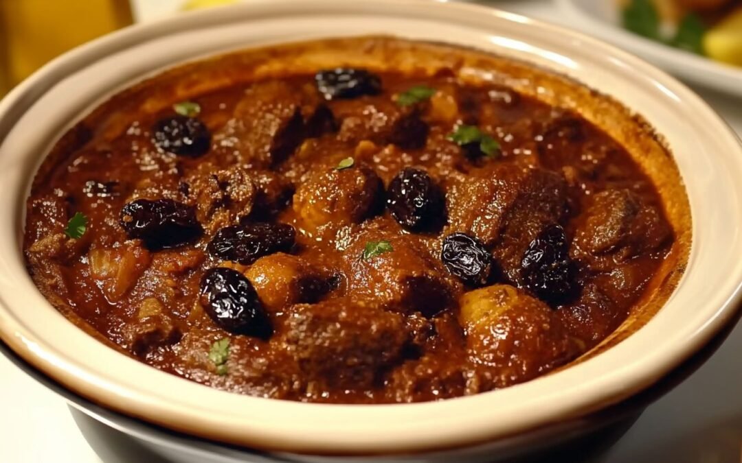 Beef Tagine with Prunes: A Sweet and Savory Moroccan Dish