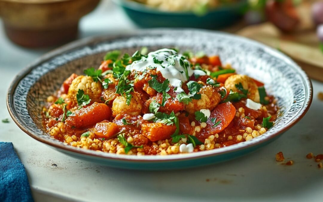 Cauliflower Tagine: A Moroccan Style Vegetarian Dish