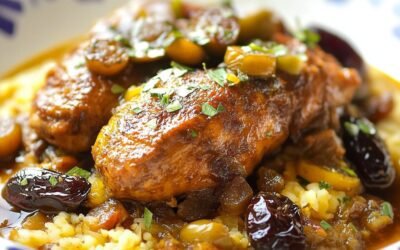 Chicken and Prune Tagine: A Sweet and Savory Moroccan Delight