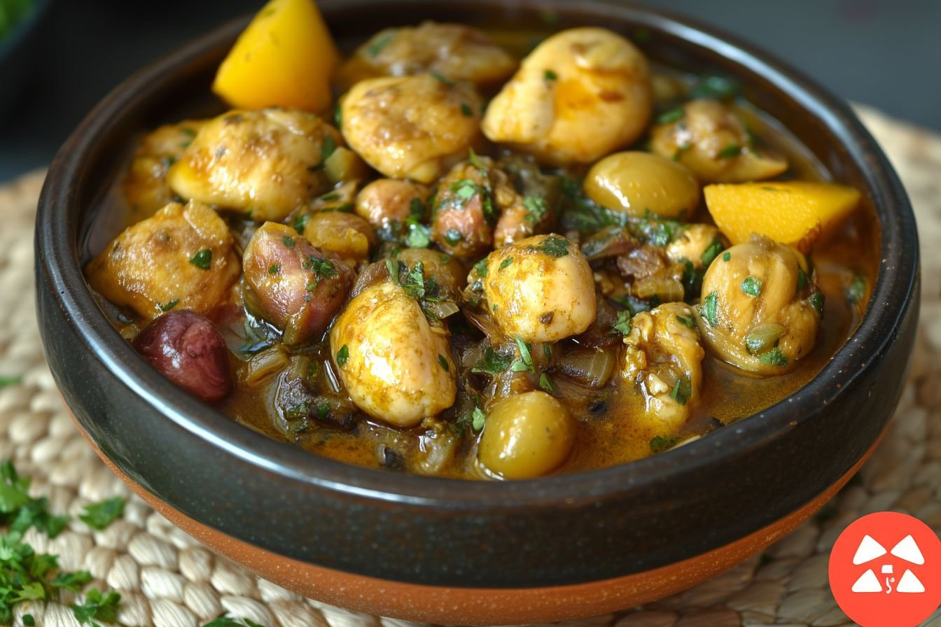 algerian chicken tagine