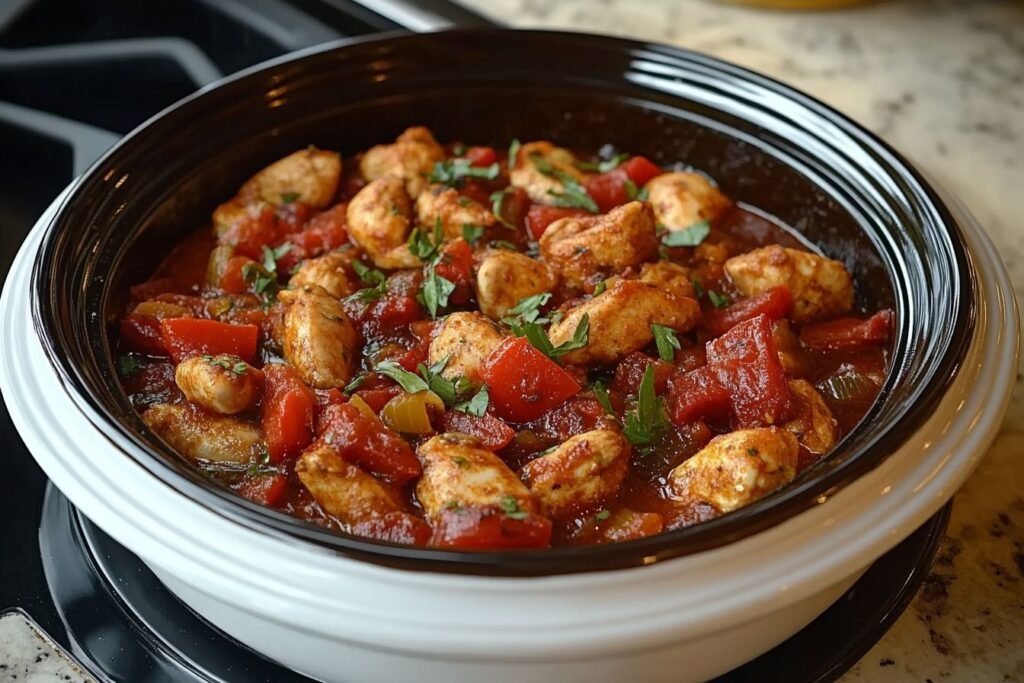 spicy chicken tagine