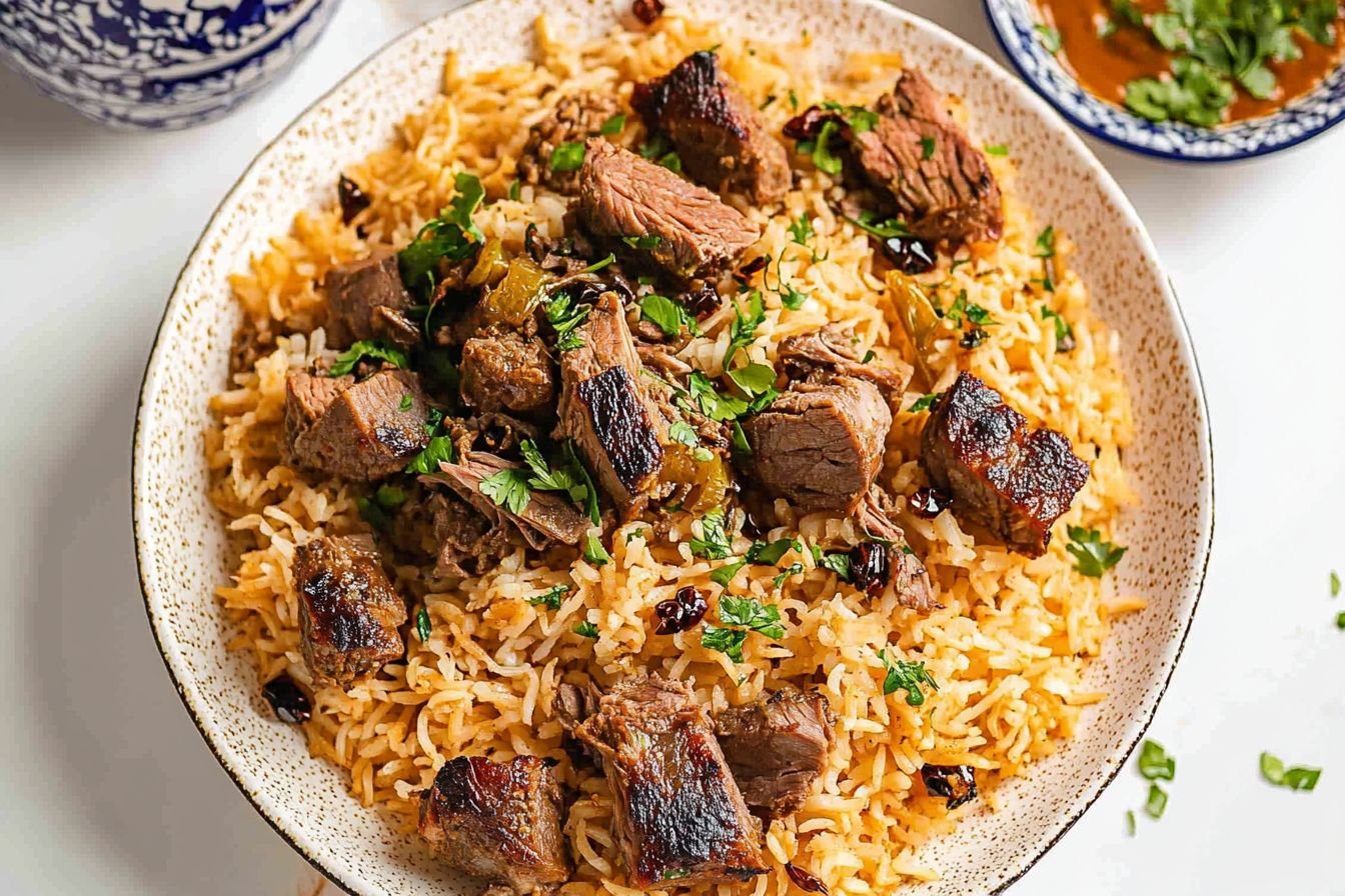 kabsa with lamb