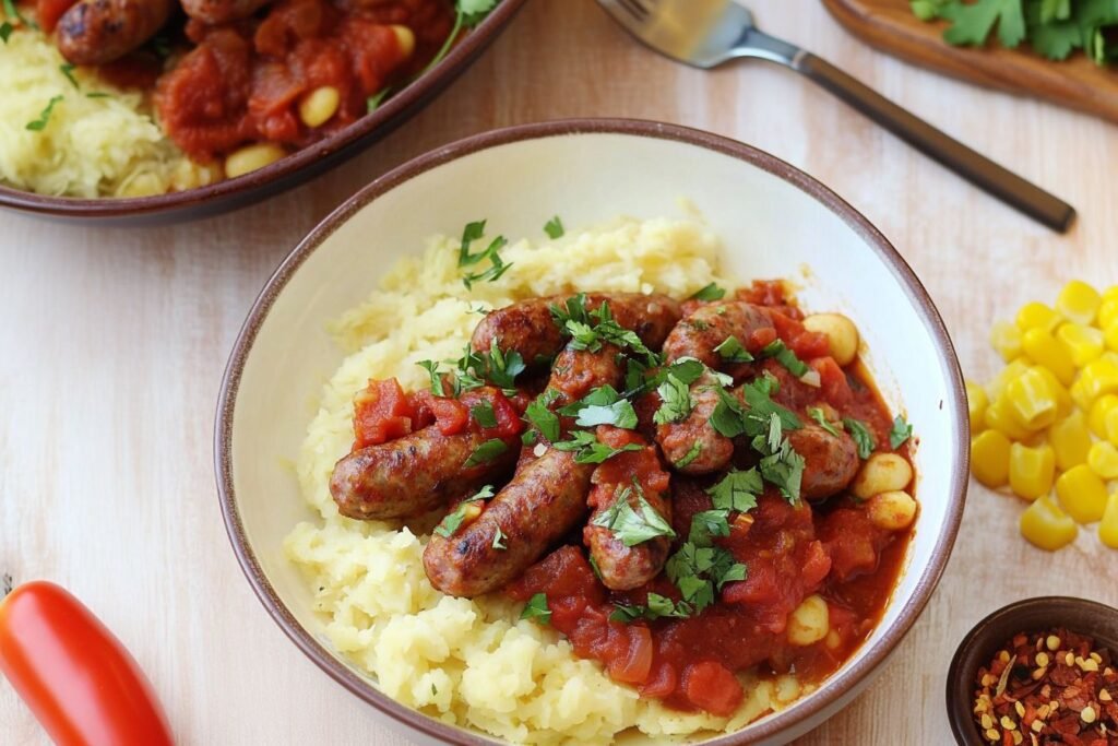 lamb sausage tagine