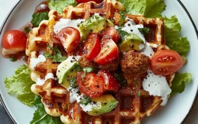 Falafel Waffle: A Crispy Middle Eastern Fusion