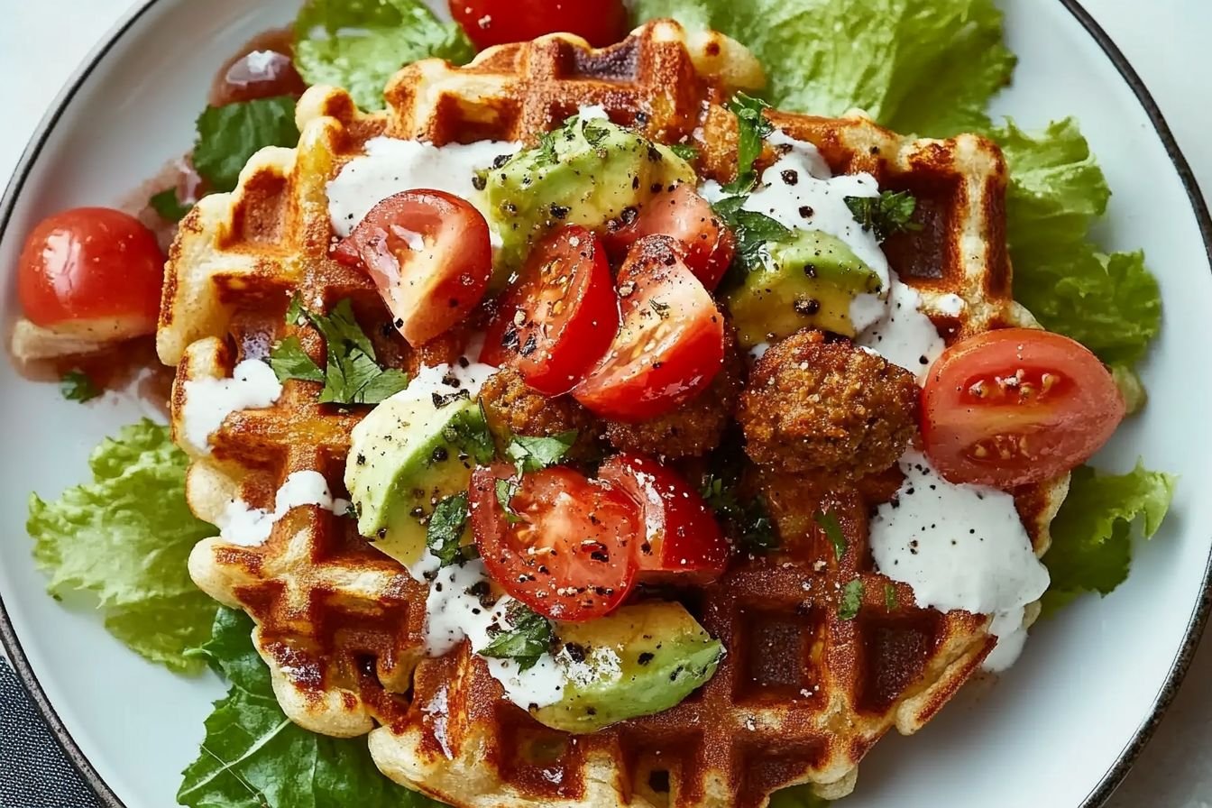 falafel waffle falafel waffle