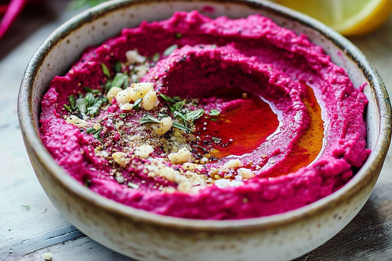 beetroot hummus
