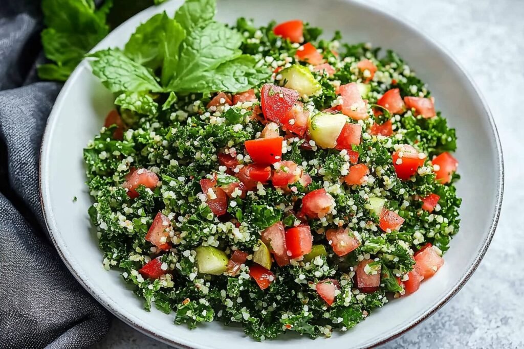 kale tabbouleh salad