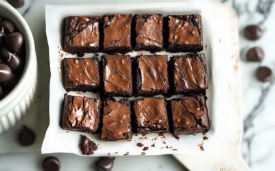 No Grains Tahini Brownies with a Nutty, Moist Finish