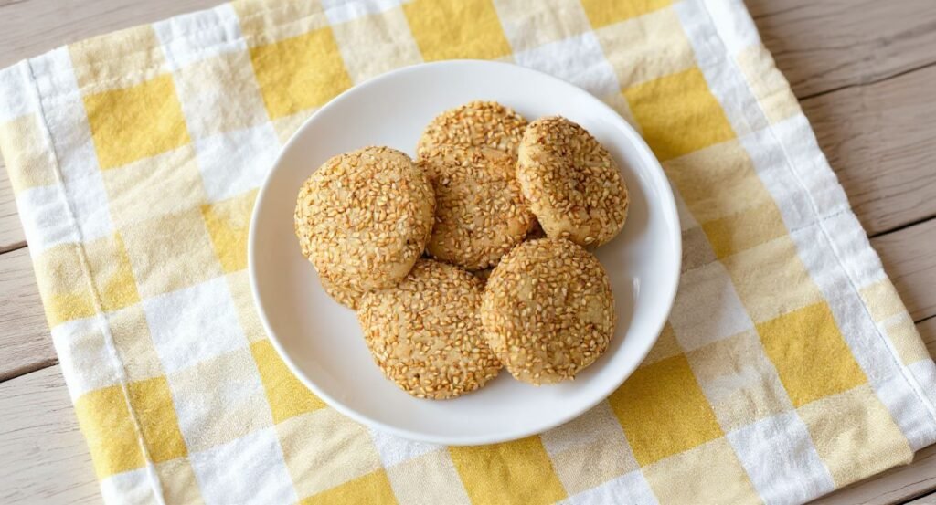 sesame and tahini cookies