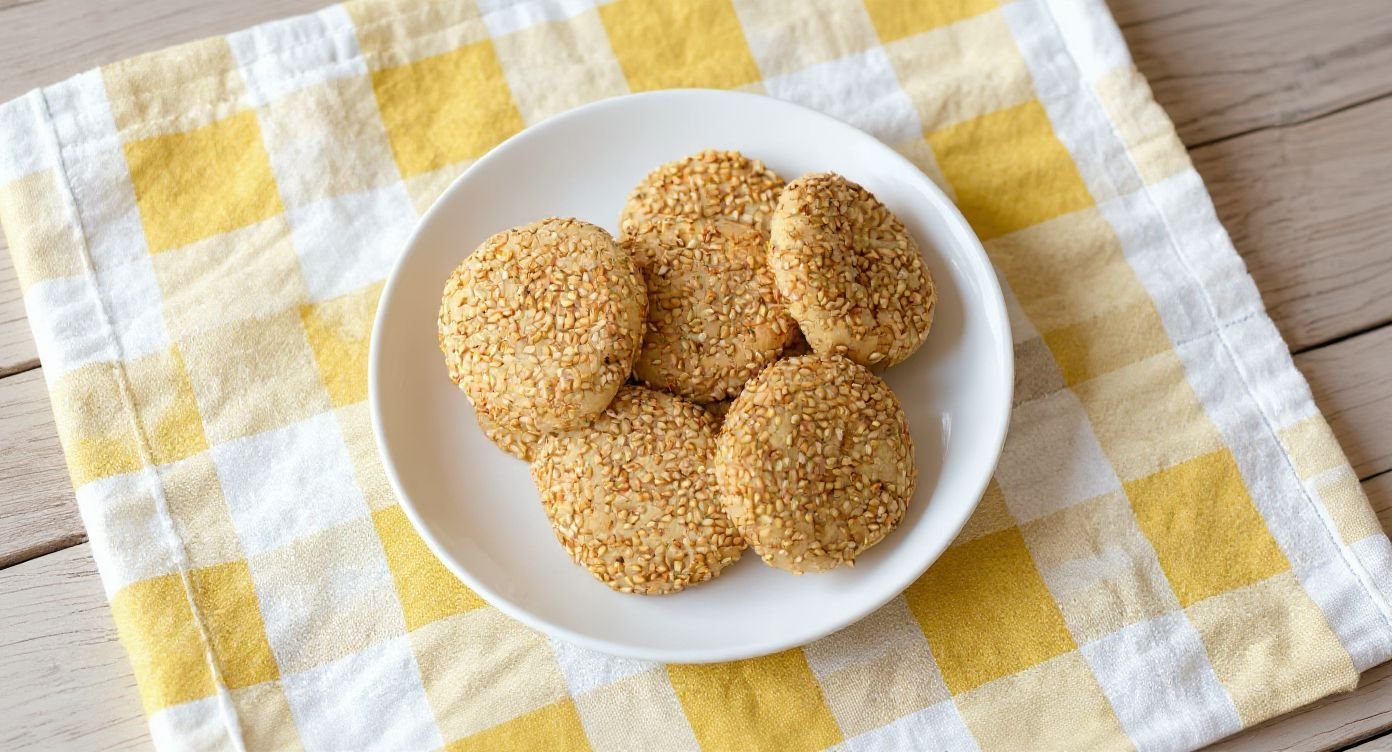 sesame and tahini cookies
