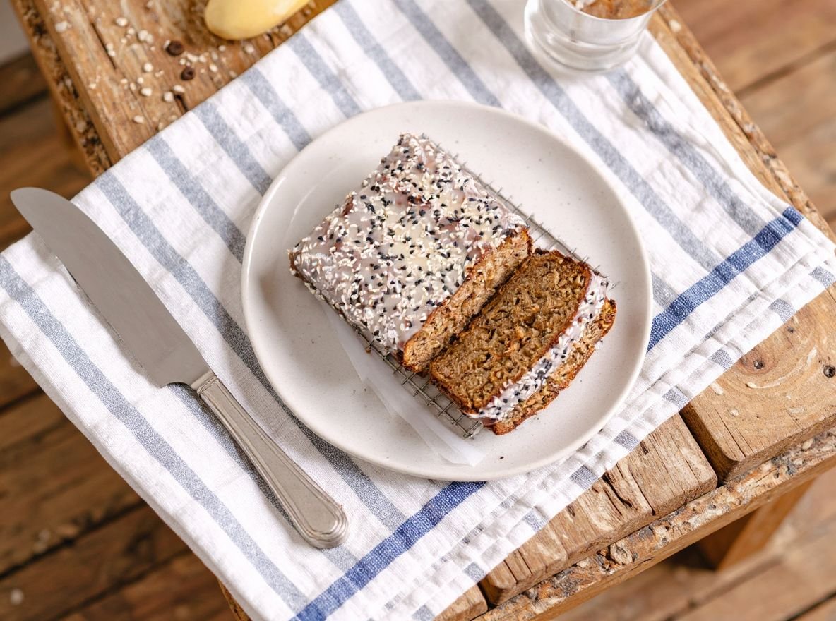 tahini banana bread tahini banana bread